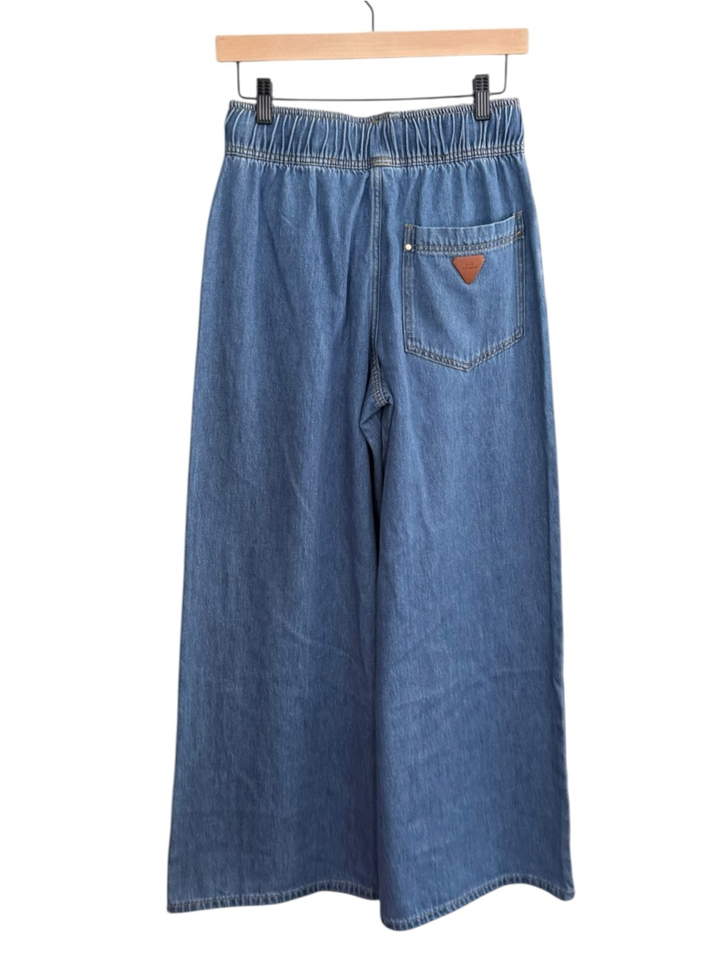 Aje Studio Sunray Denim Jeans in Blu Wash | US 2 NWT - Picture 4 of 13